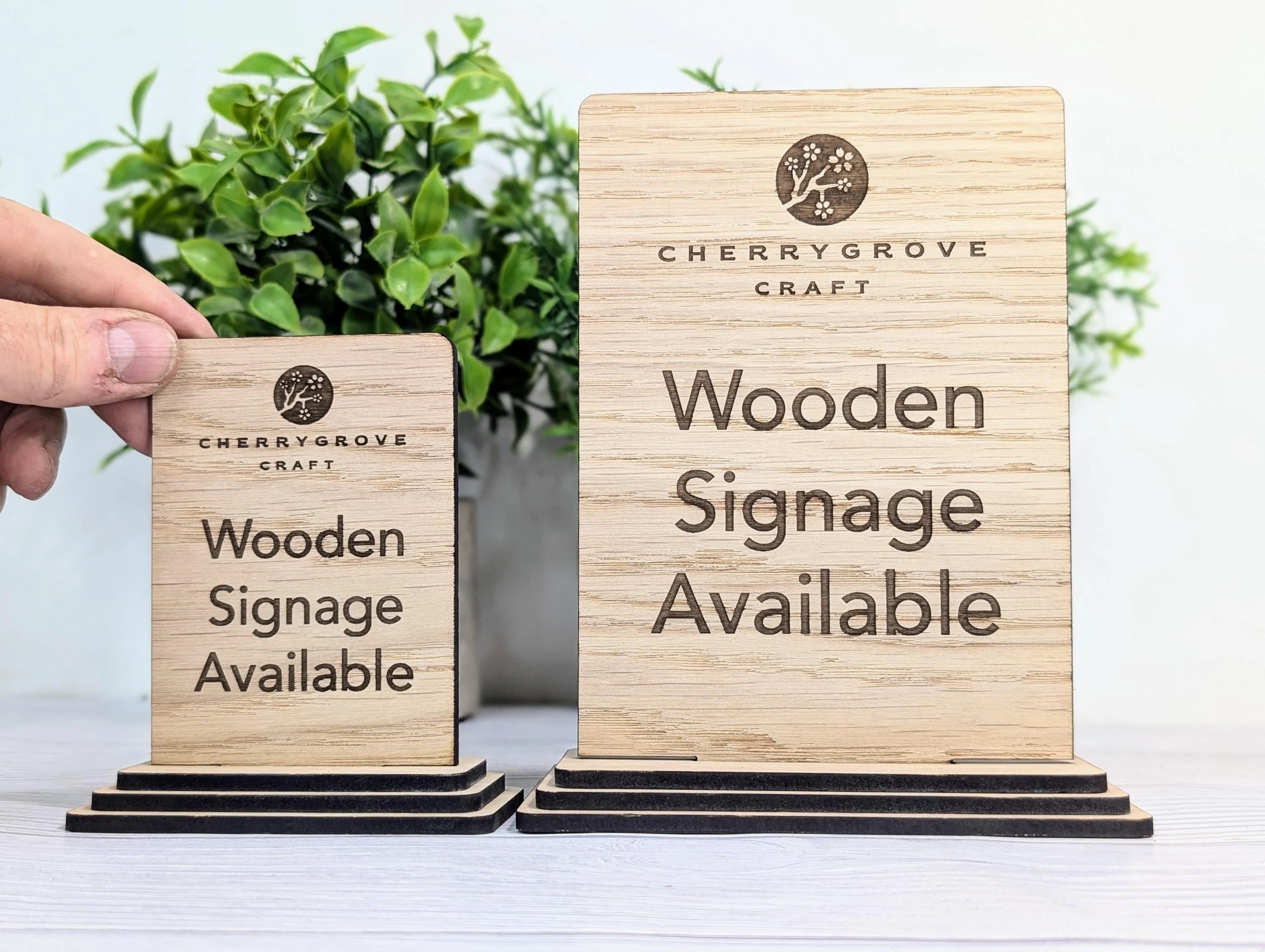 Precision Etched Sustainable Wood Decor